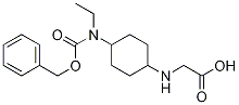 [4-(Benzyloxycarbonyl-ethyl-aMino)-cyclohexylaMino]-acetic acid结构式