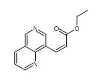 ethyl (2Z)-3-(1,6-naphthyridin-8-yl)prop-2-enoate Structure