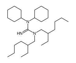 1,1-dicyclohexyl-3,3-bis(2-ethylhexyl)guanidine Structure