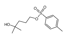 4-Hydroxy-4-methyl-1-pentyl tosylate结构式