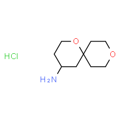 1,9-dioxaspiro[5.5]undec-4-ylamine hydrochloride Structure