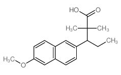 2,2-dimethyl-3-[6-(methyloxy)naphthalen-2-yl]pentanoic acid picture