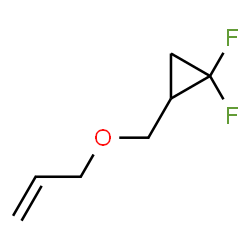 Cyclopropane, 1,1-difluoro-2-[(2-propenyloxy)methyl]- (9CI) structure