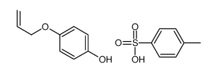 4-methylbenzenesulfonic acid,4-prop-2-enoxyphenol结构式