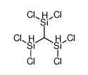 bis(dichlorosilyl)methyl-dichlorosilane结构式