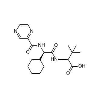 (S)-2-((R)-2-环己基-2-(吡嗪-2-甲酰胺基)乙酰氨基)-3,3-二甲基丁酸图片