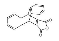 9,10-dihydro-9,10-etheno-11,12-anthracenedicarboxylic acid anhydride结构式