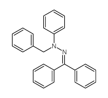 Methanone, diphenyl-,phenyl(phenylmethyl)hydrazone (9CI)结构式