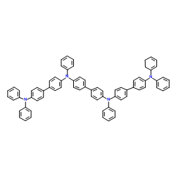 N,N'-Diphenyl-N,N'-bis[4'-(diphenylamino)biphenyl-4-yl]benzidine Structure