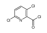 3,6-Dichloro-2-pyridinecarbonyl chloride Structure