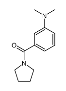 N-(3-Dimethylamino-benzoyl)-pyrrolidin结构式