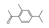 4-isopropyl-2-methylacetophenone结构式