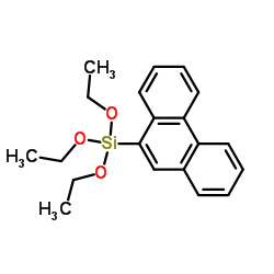 9-PHENANTHRENYLTRIETHOXYSILANE结构式