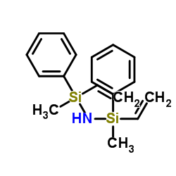 1,3-二乙烯基-1,3-二苯基-1,3-二甲基二硅氮烷结构式