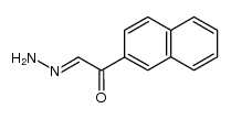 2-hydrazono-1-(naphthalen-2-yl)ethanone Structure