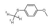 (4-methoxyphenyl)(methyl)sulfane-d3 Structure