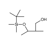 (2S,3R)-3-[tert-butyl(dimethyl)silyl]oxy-2-methylbutan-1-ol结构式