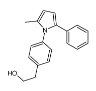 2-[4-(2-methyl-5-phenylpyrrol-1-yl)phenyl]ethanol结构式