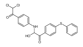 2-[4-(2,2-dichloroacetyl)anilino]-2-hydroxy-1-(4-phenylsulfanylphenyl)ethanone Structure