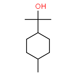 trans-()-α,α,4-trimethylcyclohexanemethanol Structure