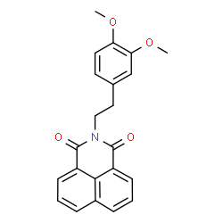 2-(3,4-dimethoxyphenethyl)-1H-benzo[de]isoquinoline-1,3(2H)-dione Structure