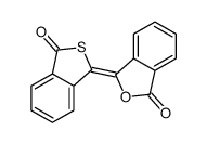 3-(3-oxo-2-benzothiophen-1-ylidene)-2-benzofuran-1-one结构式