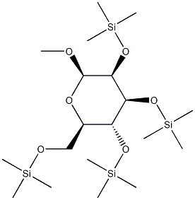 Methyl 2-O,3-O,4-O,6-O-tetrakis(trimethylsilyl)-β-D-mannopyranoside picture