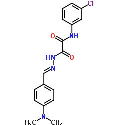 N-(3-Chlorophenyl)-2-{(2E)-2-[4-(dimethylamino)benzylidene]hydrazino}-2-oxoacetamide Structure