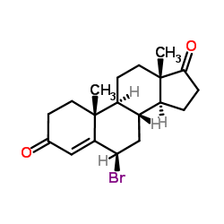 6-Bromoandrostenedione Structure