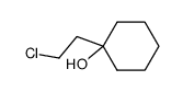 1-(2-chloroethyl)cyclohexanol结构式