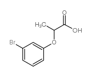 2-(3-bromophenoxy)propanoic acid structure