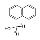 [α,α-2H2]-1-naphthylmethanol结构式