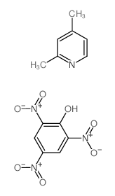 2,4-dimethylpyridine; 2,4,6-trinitrophenol Structure