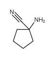 1-Aminocyclopentane Carbonitrile structure