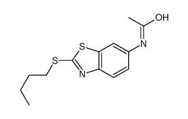 N-(2-butylsulfanyl-1,3-benzothiazol-6-yl)acetamide Structure