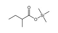 2-Methylbutyric acid trimethylsilyl ester Structure