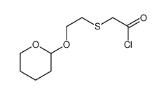 2-[2-(oxan-2-yloxy)ethylsulfanyl]acetyl chloride Structure