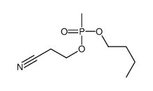 3-[butoxy(methyl)phosphoryl]oxypropanenitrile结构式