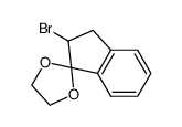 2-bromoindanone ethylene ketal结构式