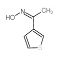 Ethanone,1-(3-thienyl)-, oxime Structure