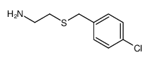 2-[(4-CHLOROBENZYL)THIO]ETHYLAMINE结构式