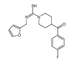 1-Piperidinecarbothioamide,4-(4-fluorobenzoyl)-N-(2-furanylmethyl)-(9CI) picture