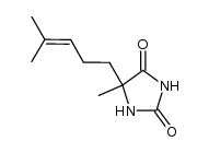 5-methyl-5-(4-methyl-pent-3-enyl)-imidazolidine-2,4-dione Structure