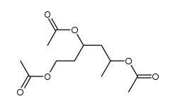 1,3,5-triacetoxy-hexane结构式