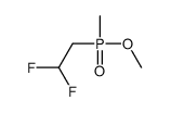 1,1-difluoro-2-[methoxy(methyl)phosphoryl]ethane Structure