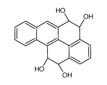 (4R,5S,11S,12R)-4,5,11,12-tetrahydrobenzo[a]pyrene-4,5,11,12-tetrol Structure