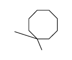 1,1-dimethylcyclooctane Structure