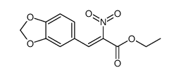 ethyl 3-(1,3-benzodioxol-5-yl)-2-nitroprop-2-enoate Structure