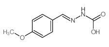 [(4-methoxyphenyl)methylideneamino]carbamic acid Structure