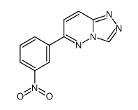 6-(3-nitro-phenyl)-[1,2,4]triazolo[4,3-b]pyridazine Structure